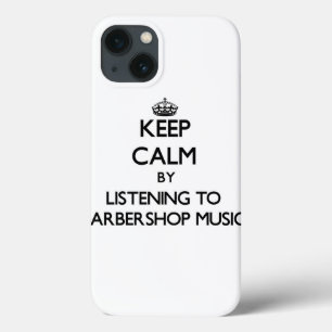 Blijf rustig door naar BARBERSHOP MUSIC te luister iPhone 13 Hoesje
