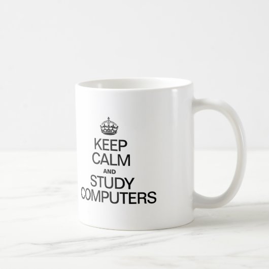 BLIJF RUSTIG EN BESTUDEER COMPUTERS KOFFIEMOK (Rechts)