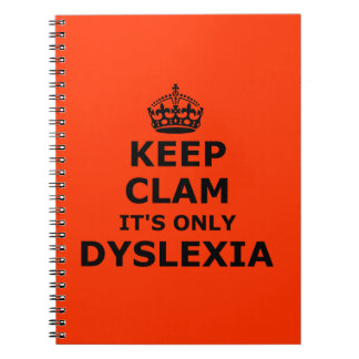 Blijf rustig en ga door notitieboek