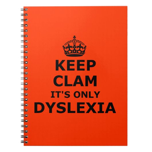 Blijf rustig en ga door notitieboek (Voorkant)