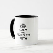 Blijf rustig en luister naar Keith Mok (Voorkant links)