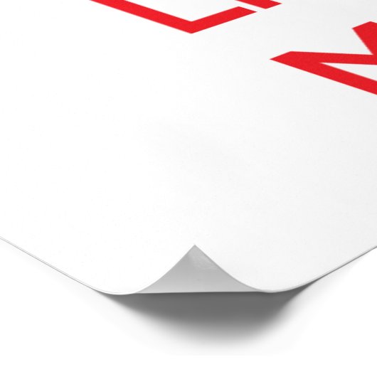 Blijf rustig en luister naar MOTOWN Poster (Hoek)