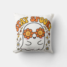 Blijf Schattig Geestige Worp Kussen - Retro Groovy