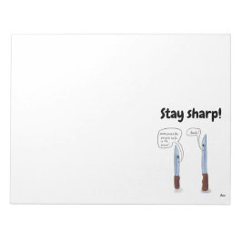 Blijf scherp notitieblok