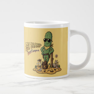 Blijf Scherp Woestijn Legende Cowboy Cactus Illust Extra Grote Beker