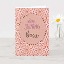 Blijf Schijnen Baas Peach & Mauve Bloemige Baas-da