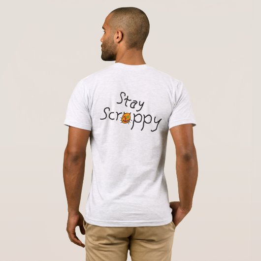 Blijf Scrappy T-shirt (Achterkant volledig)