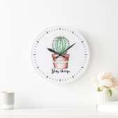 Blijf Sharp Cactus wandklok Grote Klok (Huis)