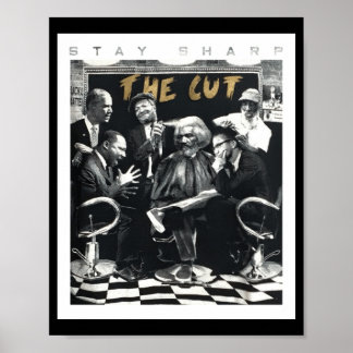 Blijf Sharp, de geknipte Afrikaanse trots Poster