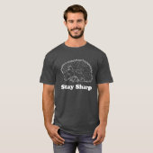 Blijf Sharp Hedgel T-Shirt (Voorkant volledig)
