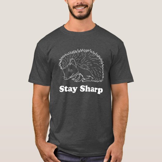 Blijf Sharp Hedgel T-Shirt (Voorkant)