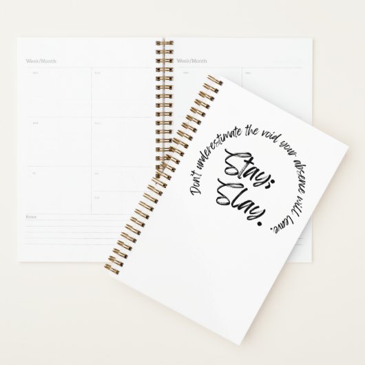 Blijf. Slaan. Planner (Display)