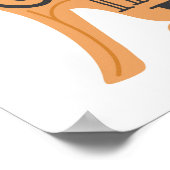 Blijf Slim als een Vos - Kinderkunst Poster (Hoek)