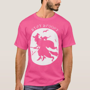 Blijf spooky Funny Halloween Party T-shirt Enge Gi