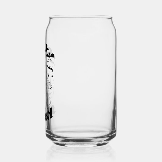 Blijf Spooky Ghost Blikvorm Glas (Links)