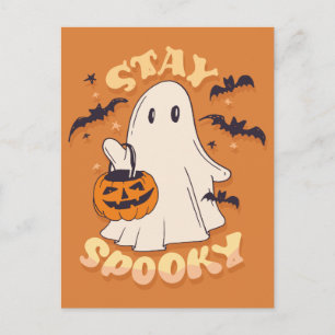 Blijf Spooky Ghost Briefkaart