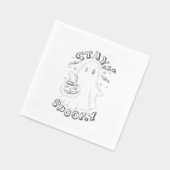 Blijf Spooky Ghost Folie Servetten (Links)