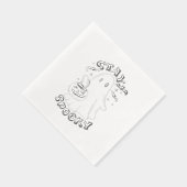 Blijf Spooky Ghost Folie Servetten (Rechts)