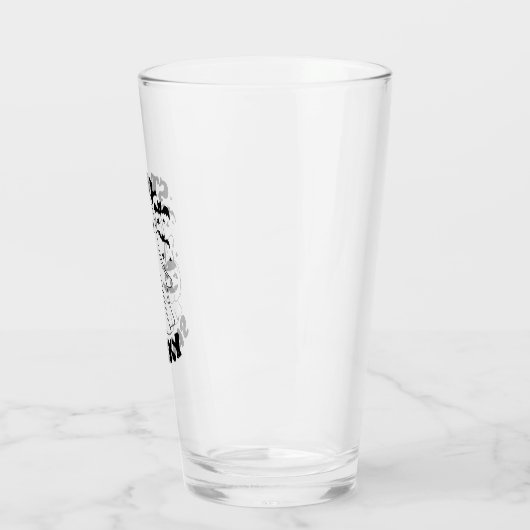 Blijf Spooky Ghost Glas (Links)