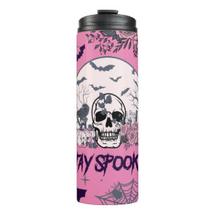 Blijf Spooky Gothic Thermal Tumbler Thermosbeker