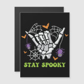 Blijf Spooky Halloween Skeleton Hand (Voorkant / Achterkant)