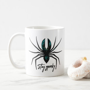 Blijf Spooky Halloween Spider Koffiemok
