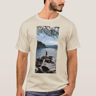 Blijf standvastig. Stijg naar boven. T-shirt
