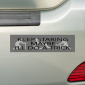 Blijf staren... bumpersticker (Op auto)