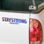 Blijf sterk bumpersticker (Op Truck)