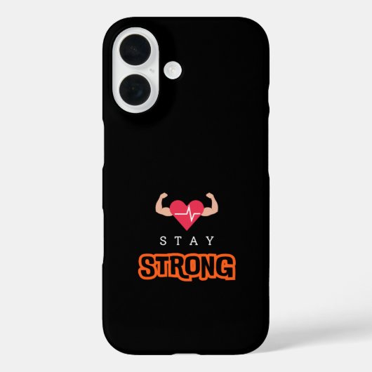 Blijf sterk Case-Mate iPhone case (Achterkant)