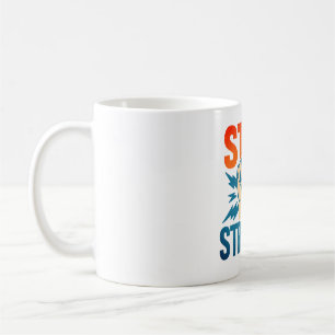 Blijf sterk -  Fist Power Motivatie Desi Koffiemok