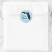 Blijf sterk Florida Ronde Sticker (Tas)