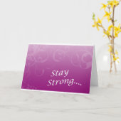 Blijf sterk... kaart (Gele Bloem)