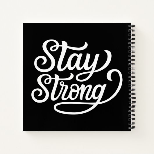Blijf sterk notitieboek (Achterkant)