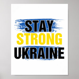 Blijf Sterk Oekraine Poster