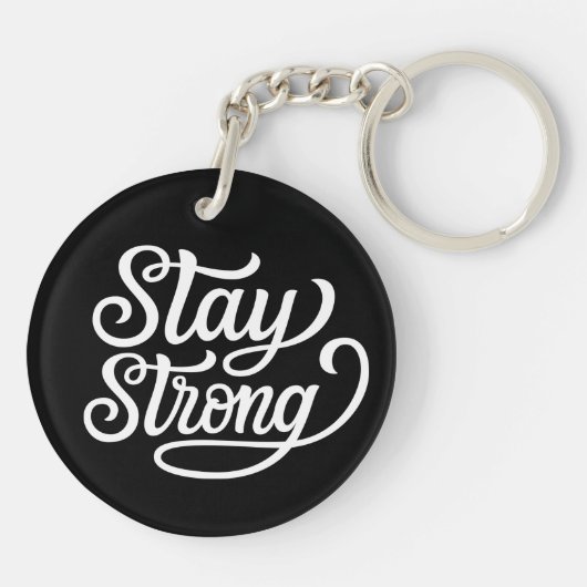 Blijf sterk sleutelhanger (Achterkant)
