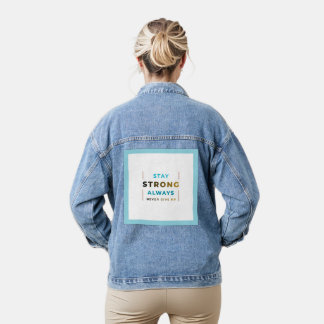 Blijf Sterk T-Shirt Denim Jacket
