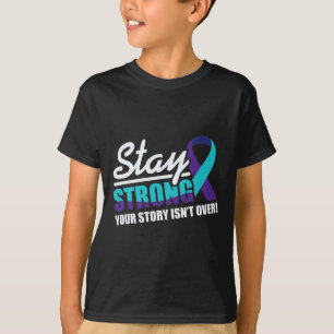Blijf sterk zelfmoordbewustzijn mentale gezondheid t-shirt