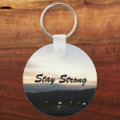 blijf Sterke Sleutelhanger (Voorkant)