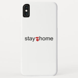 Blijf thuis iPhone XS max hoesje