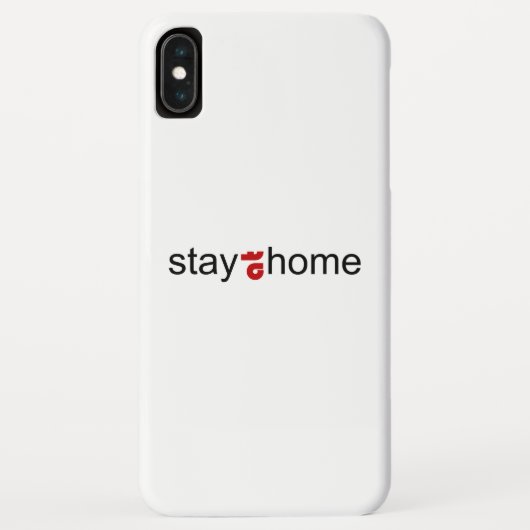 Blijf thuis Case-Mate iPhone case (Achterkant)
