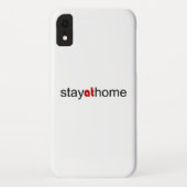 Blijf thuis Case-Mate iPhone case (Achterkant)