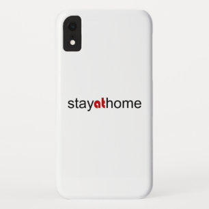 Blijf thuis iPhone XR hoesje