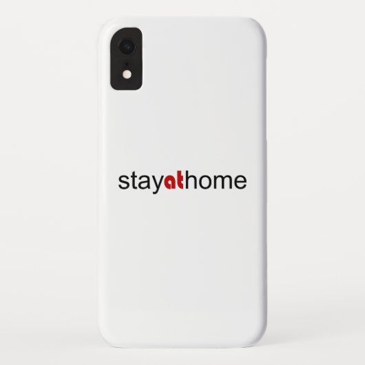 Blijf thuis Case-Mate iPhone case (Achterkant)