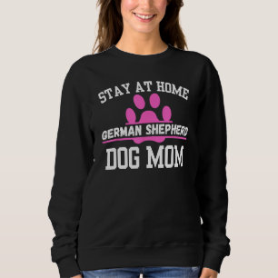Blijf thuis Duitse herder hond moeder Trui