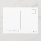 Blijf thuis en wees blij grappige regenboog briefkaart (Achterkant)