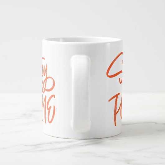 Blijf thuis extra grote beker (Achterkant)