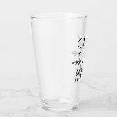 Blijf thuis | Handtekening lettertype Glas (Rechts)