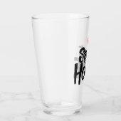 Blijf thuis in het hart glas (Rechts)
