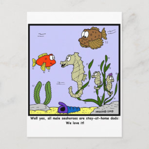 Blijf thuis pa briefkaart